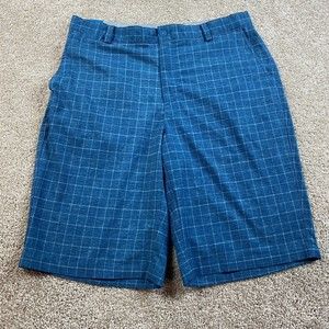 Nike Mens Tour Performance Golf Shorts 32 Blue Quick Dry Dry Fit